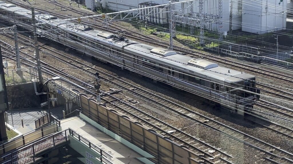 リーガロイヤルホテル京都からみられる電車