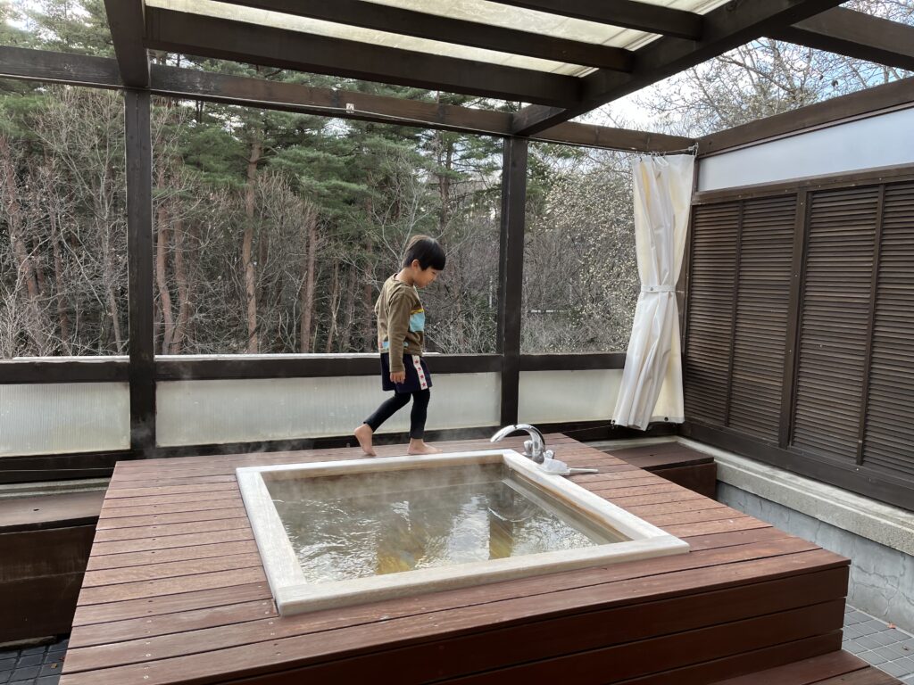 リゾナーレ八ヶ岳の客室露天風呂