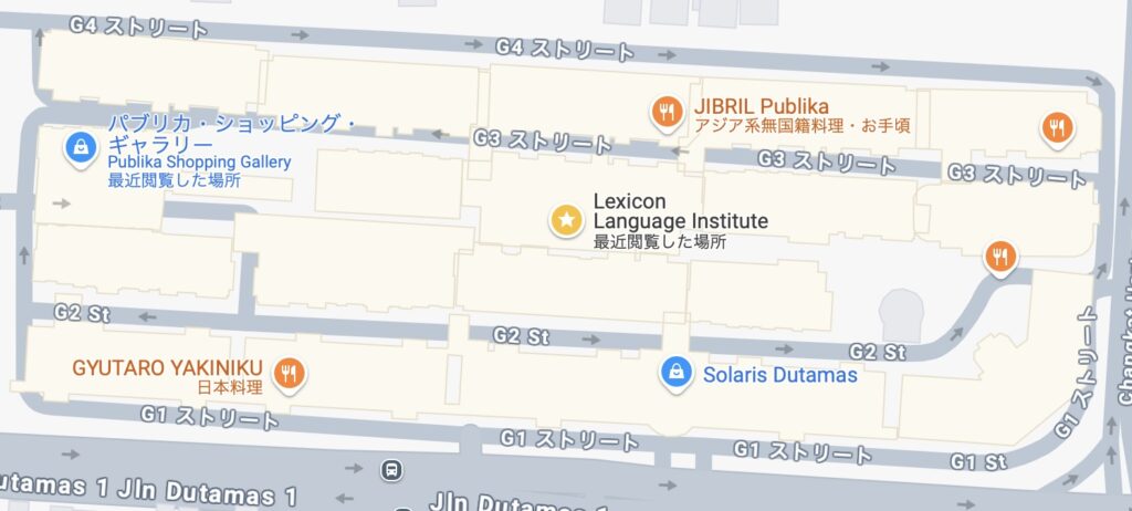 lexicon instituteの地図